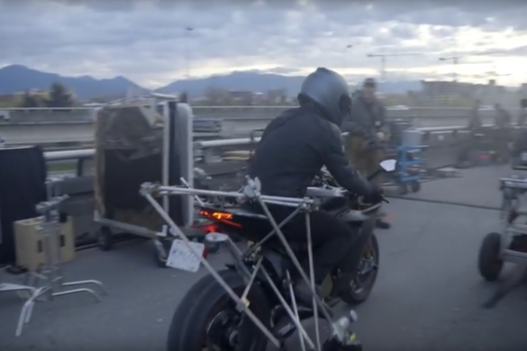Deadpool Motorcycle Scene in Vancouver